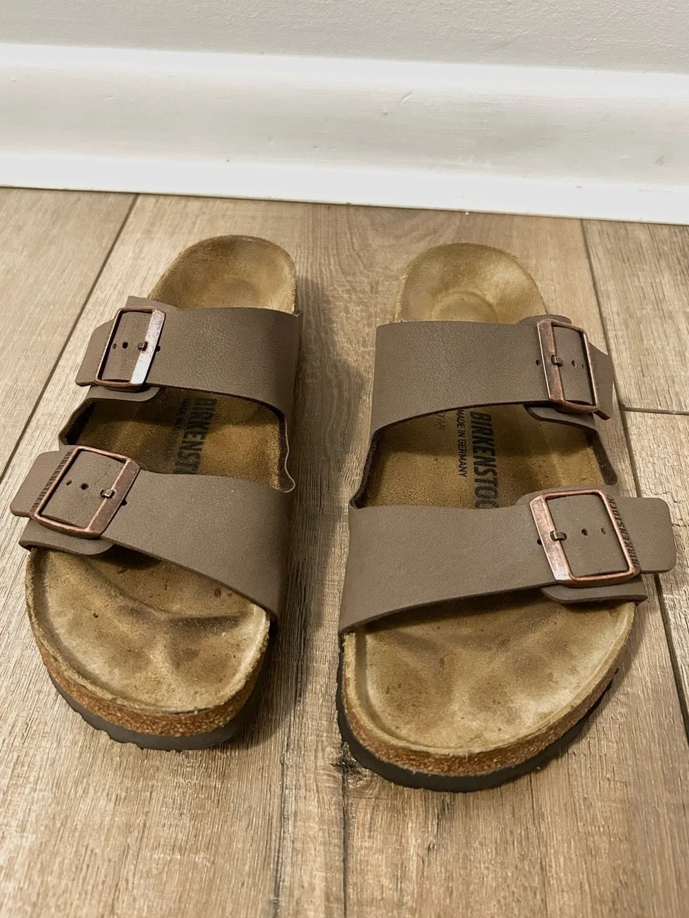 Birkenstock Arizona Mocha Birkibuc Unisex(M8-W10) Brown 41